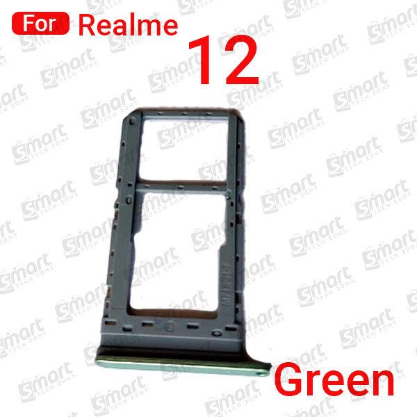 Picture of Sim Tray SD Card Tray Holder Card Compatible with Realme 12 Sim Ejector Pin Replacement Part