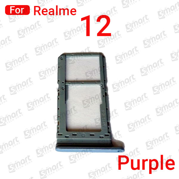 Picture of Sim Tray SD Card Tray Holder Card Compatible with Realme 12 Sim Ejector Pin Replacement Part