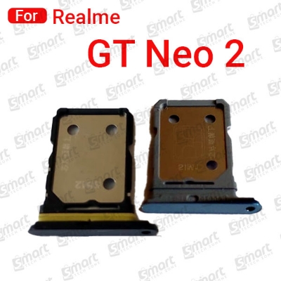 Picture of Sim Tray SD Card Tray Holder Card Compatible with Realme GT Neo 2 Sim Ejector Pin Replacement Part