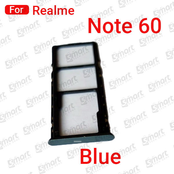 Picture of Sim Tray SD Card Tray Holder Card Compatible with Realme Note 60 Sim Ejector Pin Replacement Part