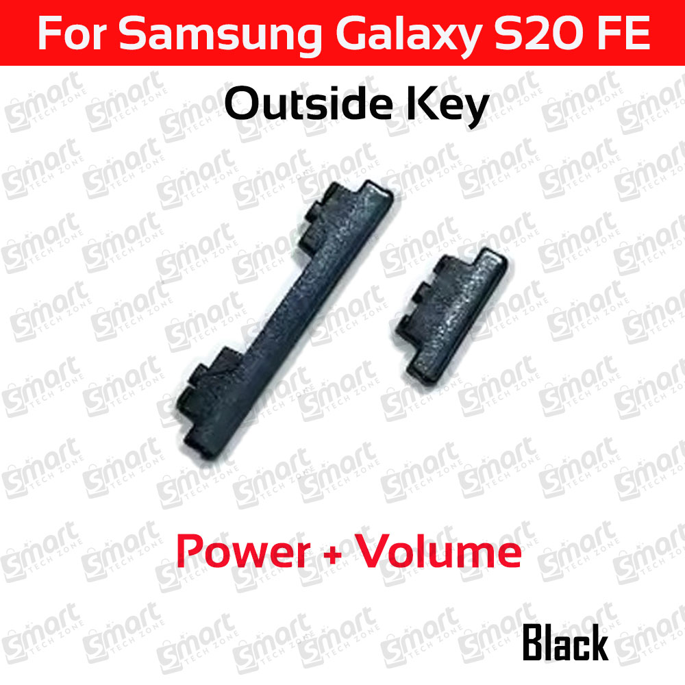 Picture of Compatible with Samsung Galaxy S20 FE External Side Buttons Power On Off + Volume Control Button Outside Side Keys