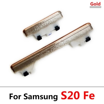 Picture of Compatible with Samsung Galaxy S20 FE External Side Buttons Power On Off + Volume Control Button Outside Side Keys