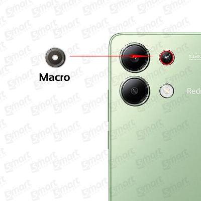 Picture of Camera Main Glass Lens for Xiaomi Redmi Note 13 4G (23129RAA4G / 23124RA7EO / 23129RA5FL) Replacement Part (Not Tempered Camera Glass Protector)