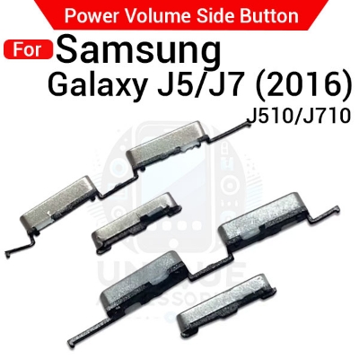 Picture of Compatible with Samsung Galaxy J5 J510 J7 J710 (2016) External Side Buttons Power On Off + Volume Control Button Outside Side Keys