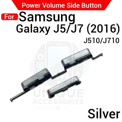 Picture of Compatible with Samsung Galaxy J5 J510 J7 J710 (2016) External Side Buttons Power On Off + Volume Control Button Outside Side Keys