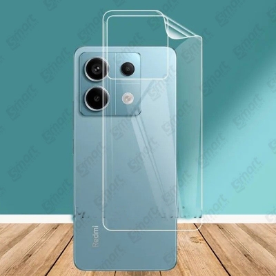 Picture of 2-in-1 Back Poly Protector and 3D Camera Glass Protector for Xiaomi Redmi Note 13 Pro 5G Lens Protector 3D Back Camera Glass Shield with Oil Resistance & Full Coverage