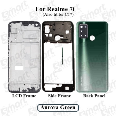 Picture of Realme 7i C17 (RMX2103) Full Body Housing With Camera Glass (LCD Frame, Side/Middle Frame, Back Panel/Backshell)