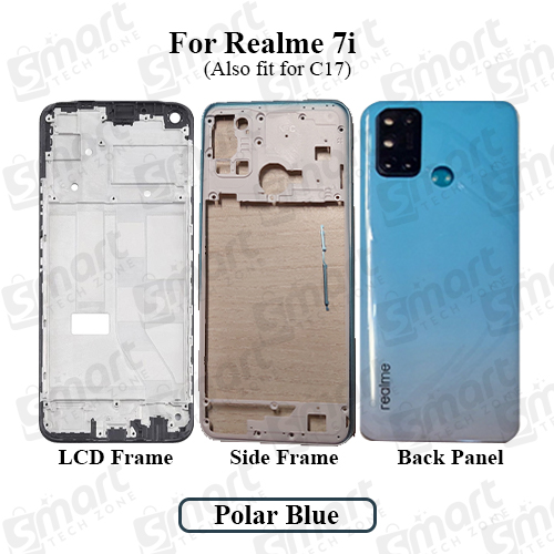 Picture of Realme 7i C17 (RMX2103) Full Body Housing With Camera Glass (LCD Frame, Side/Middle Frame, Back Panel/Backshell)