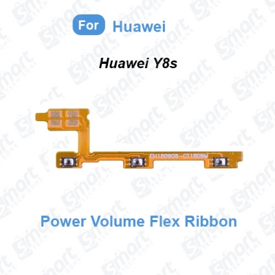 Picture of Power On Off Button Volume Switch Key Control Flex Cable Ribbon For Huawei Y8s (JKM-LX1, JKM-LX2, JKM-LX3) Flex Ribbon Cable Replacement Repair Parts
