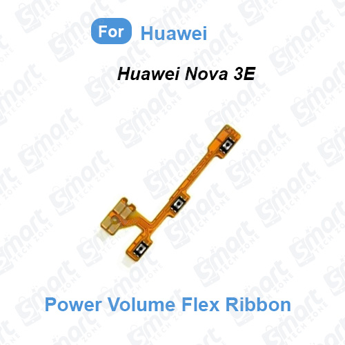 Picture of Power Volume Side Key Flex Ribbon For Huawei Nova 3E Ribbon Cable Replacement Repair Parts