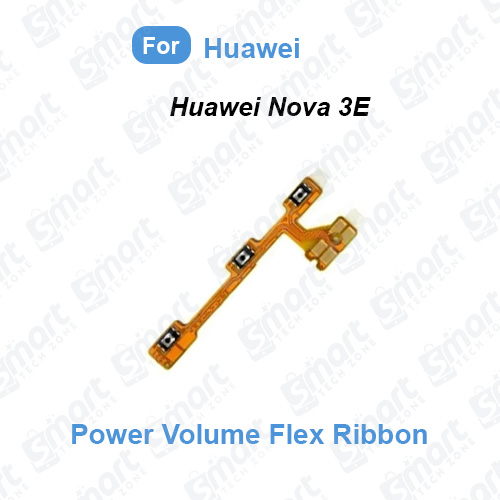 Picture of Power Volume Side Key Flex Ribbon For Huawei Nova 3E Ribbon Cable Replacement Repair Parts