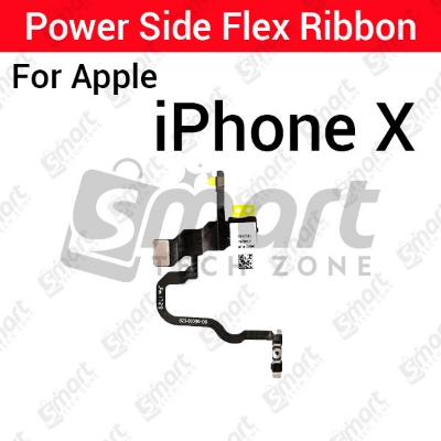 Picture of Apple iPhone X Power on / off Switch Button Side Volume Up Down Buttons Flex Cable Replacement Parts