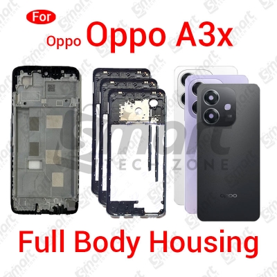 Picture of Oppo A3x Full Body Housing With Camera Glass (LCD Frame, Side/Middle Frame, Back Panel/Backshell)
