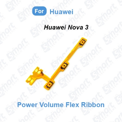 Picture of Power Volume Side Key Flex Ribbon For Huawei Nova 3 (PAR-AL00, PAR-LX1M, PAR-LX1, PAR-LX9, PAR-TL20, PAR-TL00) Flex Ribbon Cable Replacement Repair Parts