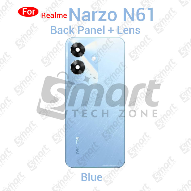 Picture of Realme Narzo N61 Back Panel/Backshell/Back Housing Including With Camera Glass