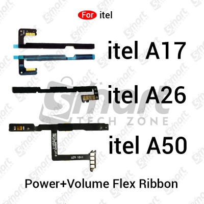 Picture of Power Button Volume Switch On Off Key Flex Cable For itel A17 A26 A50 Side Volume Up Down Buttons Flex Cable Replacement Parts
