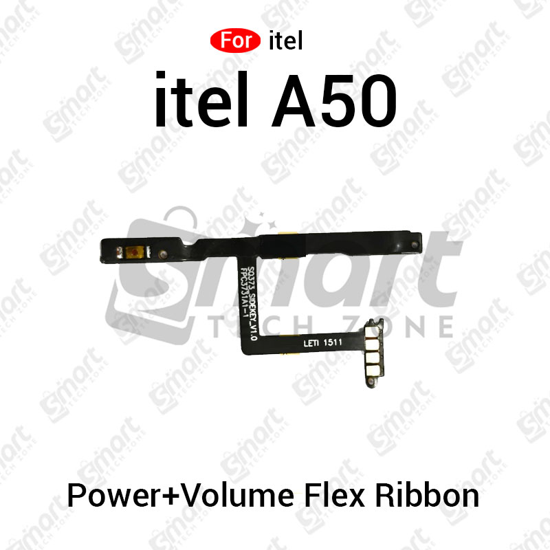 Picture of Power Button Volume Switch On Off Key Flex Cable For itel A17 A26 A50 Side Volume Up Down Buttons Flex Cable Replacement Parts