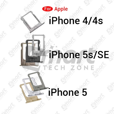 Picture of Sim Slot Card Tray For iPhone 4 4s 5 5s SE With Sim Ejector Pin Replacement Parts