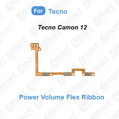 Picture of Power Button Volume Switch On Off Key Flex Cable For Tecno Camon 12 (CC7S) Side Volume Up Down Buttons Flex Cable Replacement Parts