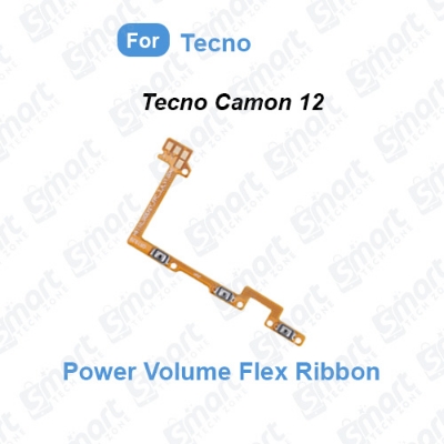 Picture of Power Button Volume Switch On Off Key Flex Cable For Tecno Camon 12 (CC7S) Side Volume Up Down Buttons Flex Cable Replacement Parts