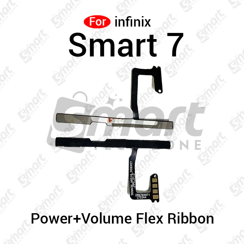 Picture of Power Button Volume Switch On Off Key Flex Cable For Infinix Smart 6 Plus 7 9 Side Volume Up Down Buttons Flex Cable Replacement Parts