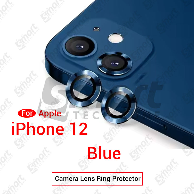 Picture of For Apple iPhone 12 All Colour Camera Protector Metal Ring Tempered Glass Camera Lens Protector