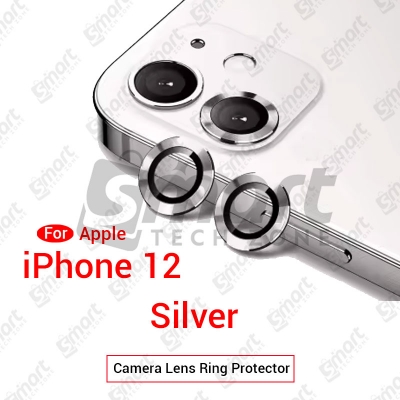 Picture of For Apple iPhone 12 All Colour Camera Protector Metal Ring Tempered Glass Camera Lens Protector
