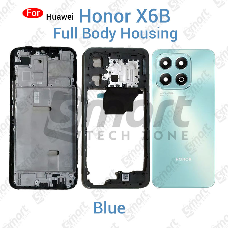 Picture of Huawei Honor X6B (SM-DY-LX1, JDY-LX2) Full Body Housing With Camera Glass (LCD Frame, Side/Middle Frame, Back Panel/Backshell)