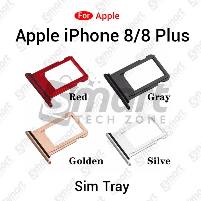 Picture of Sim Slot Card Tray For iPhone 8 8 Plus With Sim Ejector Pin Replacement Parts