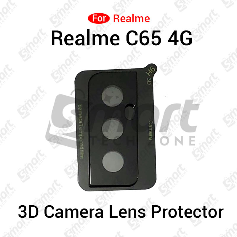 Picture of 3D Back Camera Lens Glass Protector for Realme 14 Pro C65 4G | Full Camera Coverage I 3D Lens Shield I Oil Resistant