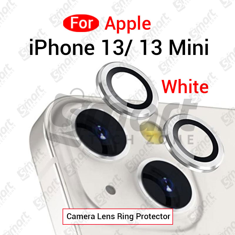 Picture of For Apple iPhone 13 13 Mini All Colour Camera Protector Metal Ring Tempered Glass Camera Lens Protector