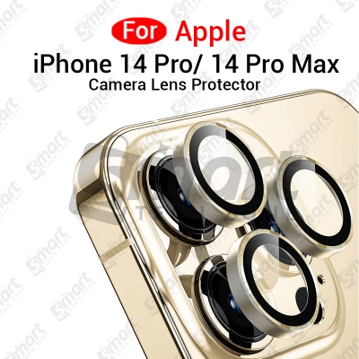 Picture of For Apple iPhone 14 Pro 14 Pro Max  All Colour Camera Protector Metal Ring Tempered Glass Camera Lens Protector