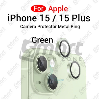 Picture of For Apple iPhone 15 15 Plus All Colour Camera Protector Metal Ring Tempered Glass Camera Lens Protector
