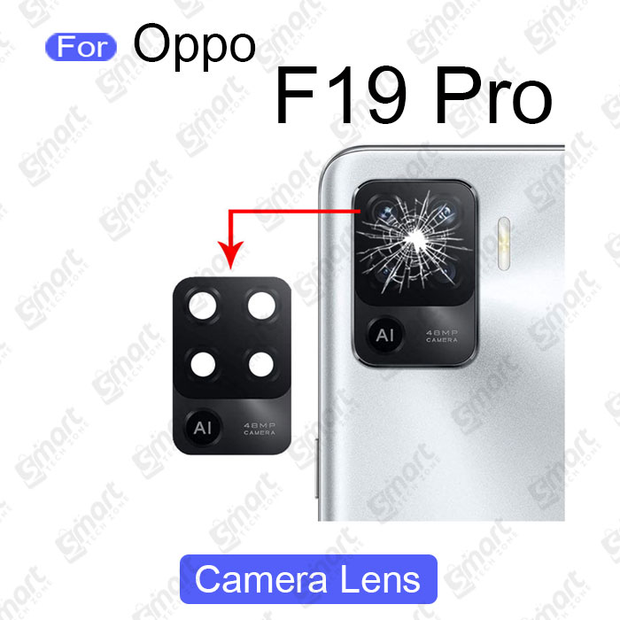 Picture of Back Rear Camera Lens Glass Compatible with Oppo F19 Pro F21 Pro Camera Lens Glass Without Frame