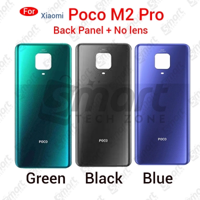 Picture of For Xiaomi Poco M2 Pro Back Panel/Backshell/ Casing With Logo and Without Camera Glass -All Colors Available