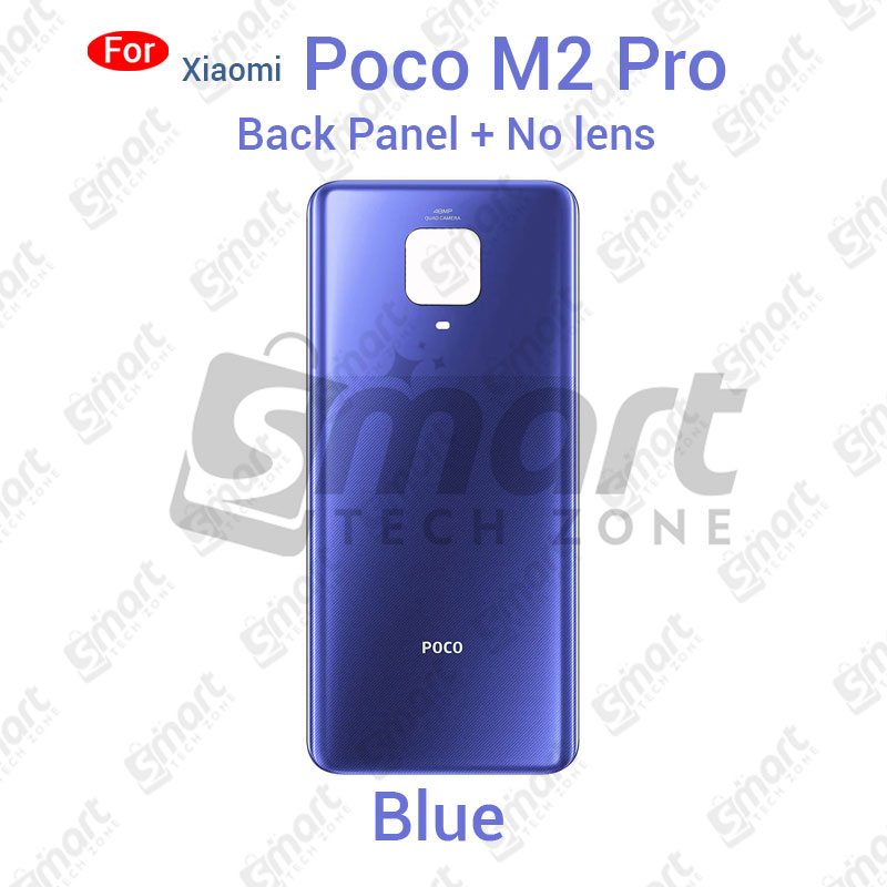 Picture of For Xiaomi Poco M2 Pro Back Panel/Backshell/ Casing With Logo and Without Camera Glass -All Colors Available