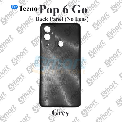 Picture of For Tecno Pop 6 Go BE6j Back Panel/Backshell/ Casing With Logo and Without Camera Glass -All Colors Available