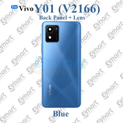 Picture of For Vivo Y01 V2166 Back Panel/Backshell/ Casing With Logo and With Camera Glass -All Colors Available