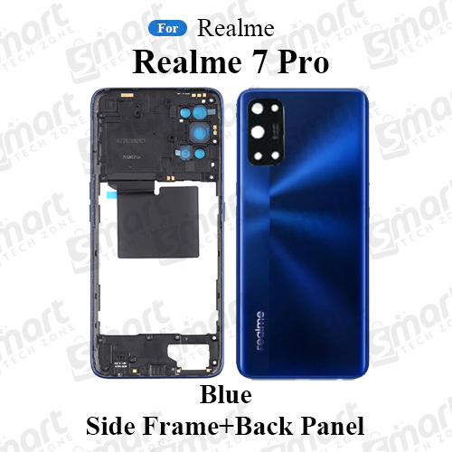 Picture of For Realme 7 Pro Full Body Housing ( Side Frame + Back Panel With Camera Glass )