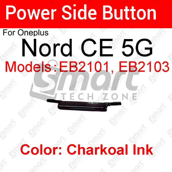 Picture of Compatible with OnePlus Nord CE 5G External Side Buttons Power On Off + Volume Control Button Outside Side Keys