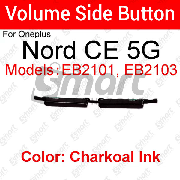 Picture of Compatible with OnePlus Nord CE 5G External Side Buttons Power On Off + Volume Control Button Outside Side Keys