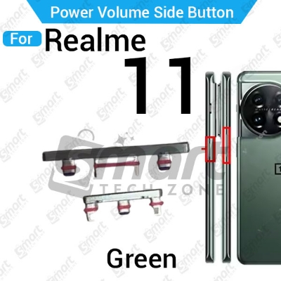 Picture of Compatible with Realme 11 External Side Buttons Power On Off + Volume Control Button Outside Side Keys