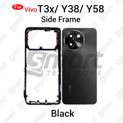 Picture of Vivo T3x Y38 Y58 Full Body Housing With Camera Glass (LCD Frame, Side/Middle Frame, Back Panel/Backshell)