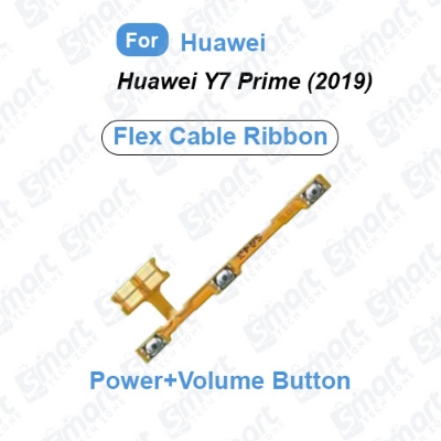 Picture of Switch Power ON OFF Key Volume Button Ribbon Flex Cable For Huawei Y7 Prime (2019)