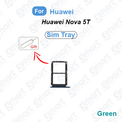 Picture of Huawei Nova 5T (YAL-L21, YAL-L61, YAL-L71, YAL-L61D) Sim Tray and SD Card Slot with Ejector Pin