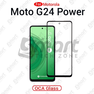 Picture of For Motorola Moto G24 Power LCD Display Touch Screen Front Glass Lens + Lamination OCA