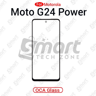 Picture of For Motorola Moto G24 Power LCD Display Touch Screen Front Glass Lens + Lamination OCA