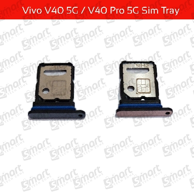 Picture of Vivo V40 5G / Vivo V40 Pro 5G Dual Nano Sim Card Tray Slot Holder Sim Adaptor With Free Sim Ejector Pin Replacement Part