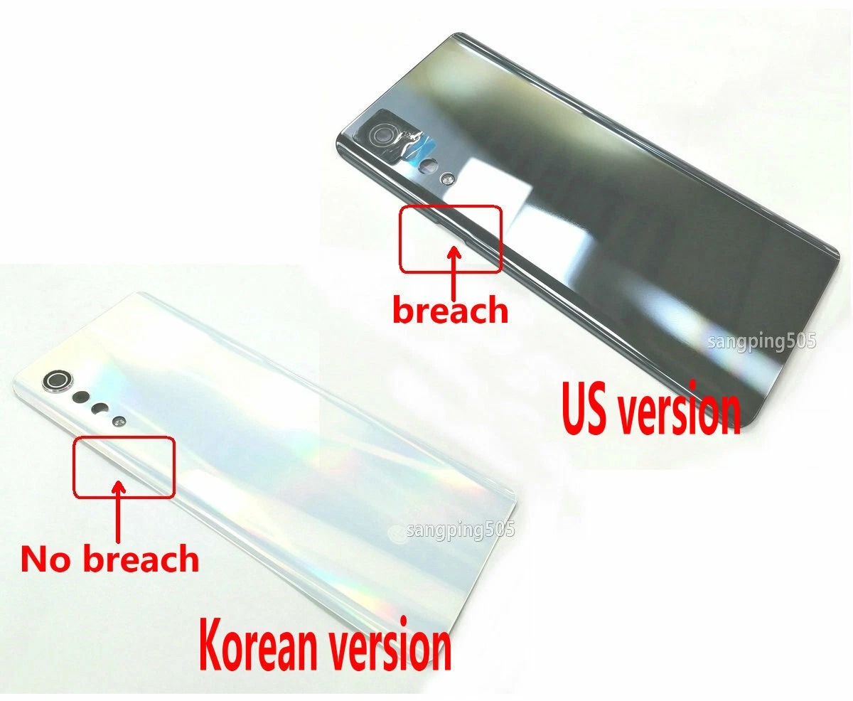 Picture of For LG Velvet 5G Back Panel/Backshell/ Casing With Logo Without Camera Glass -All Colors Available (US Version)