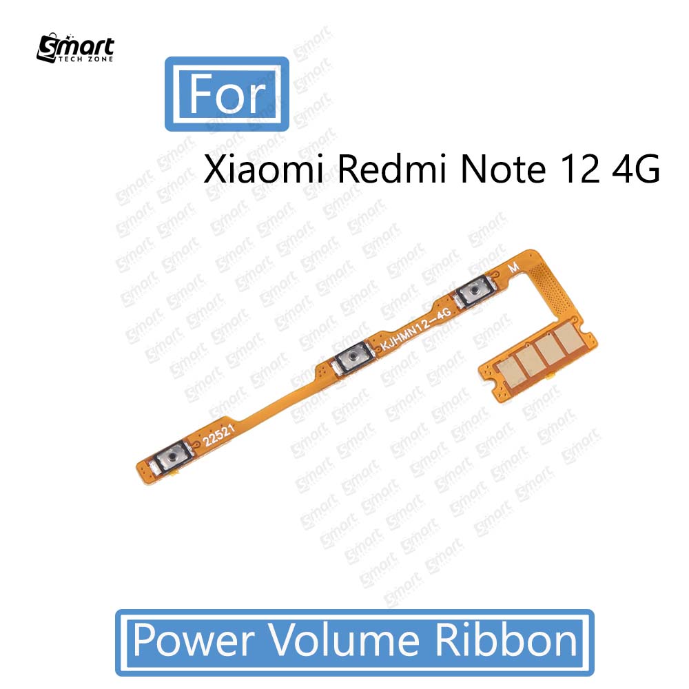 Picture of Switch Power ON OFF Key Volume Button Ribbon Flex Cable For Xiaomi Redmi Note 12 4G